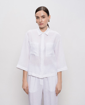 Peserico White linen shirt S0600202647