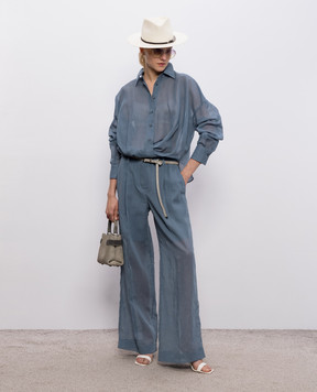 Brunello Cucinelli Blue pants M0F91P9174