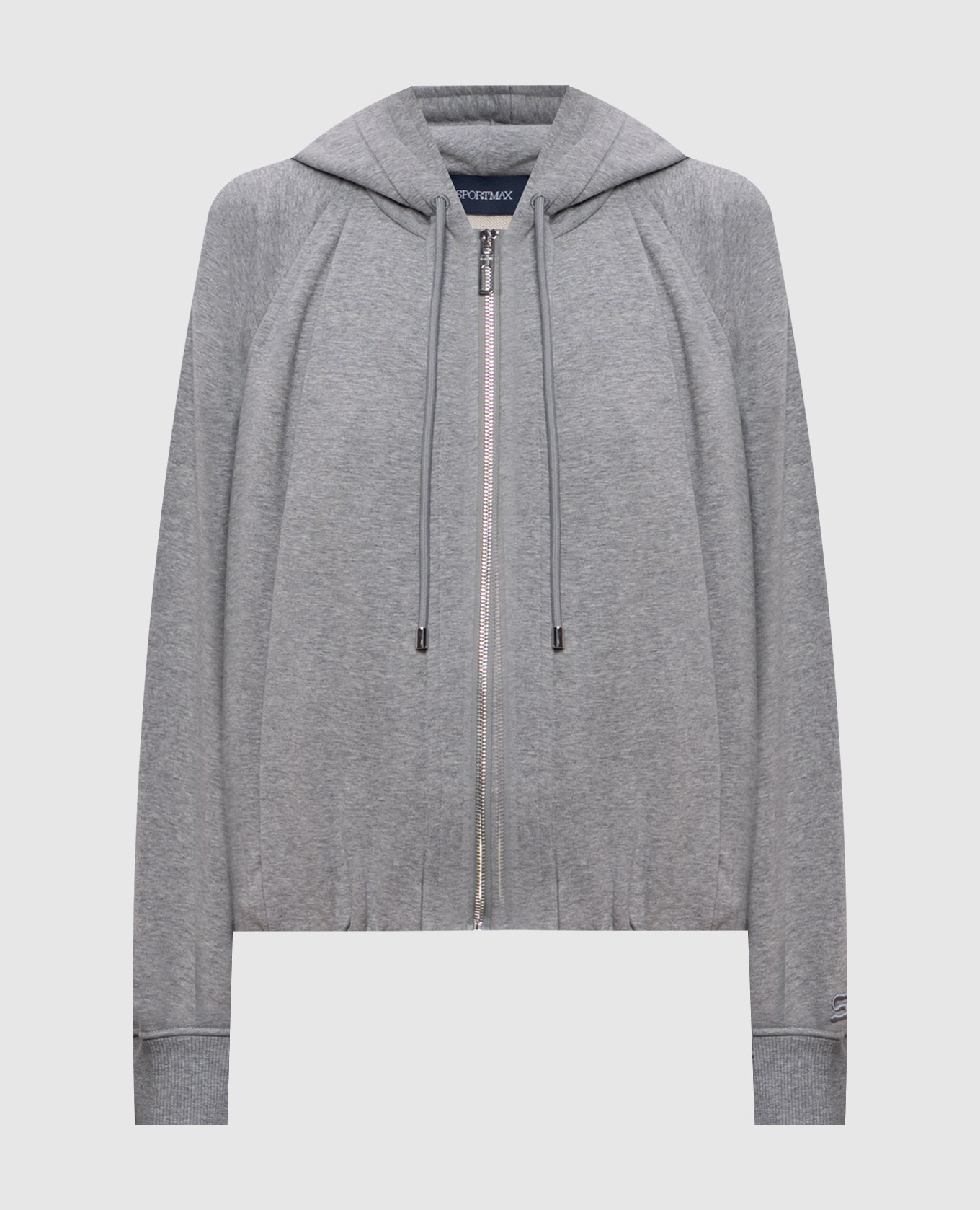 Grey melange sports jacket FASHION