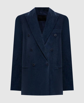 Dondup Blue corduroy jacket DJ745VS0039DXXX