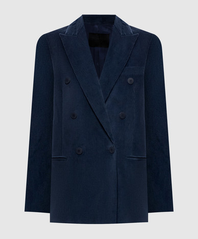 Blue corduroy jacket