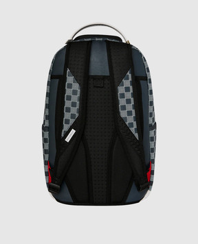Sprayground Children's gray backpack OPTIX GRID 910B8737NSZ