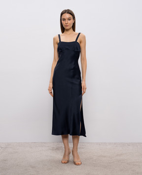 Victoria Beckham Blue midi dress 1126WDR007043C