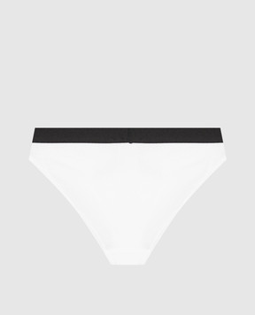 Maison Margiela MM6 White briefs with logo pattern MKL840060