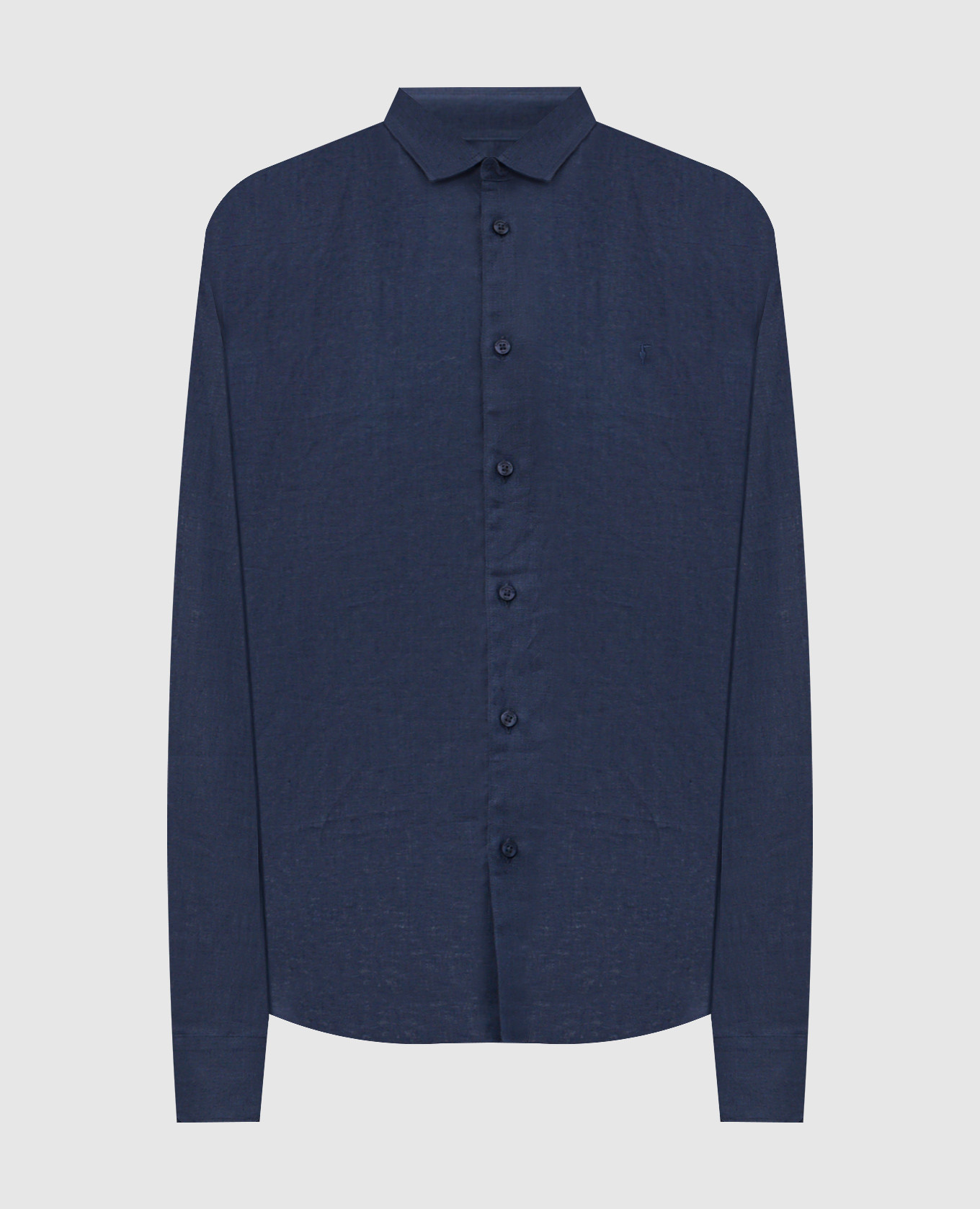 Blue linen shirt