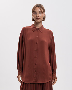 Twinset Terracotta shirt 262TP2125