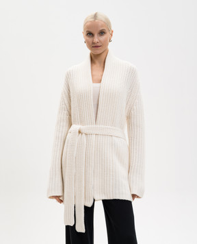 LISA YANG Jacqueline white cashmere cardigan 2026038