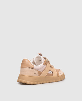 Ami Paris Beige combination sneakers A Walk USN504AL0127