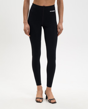 Jil Sander Black leggings with logo J40KA0270J20031
