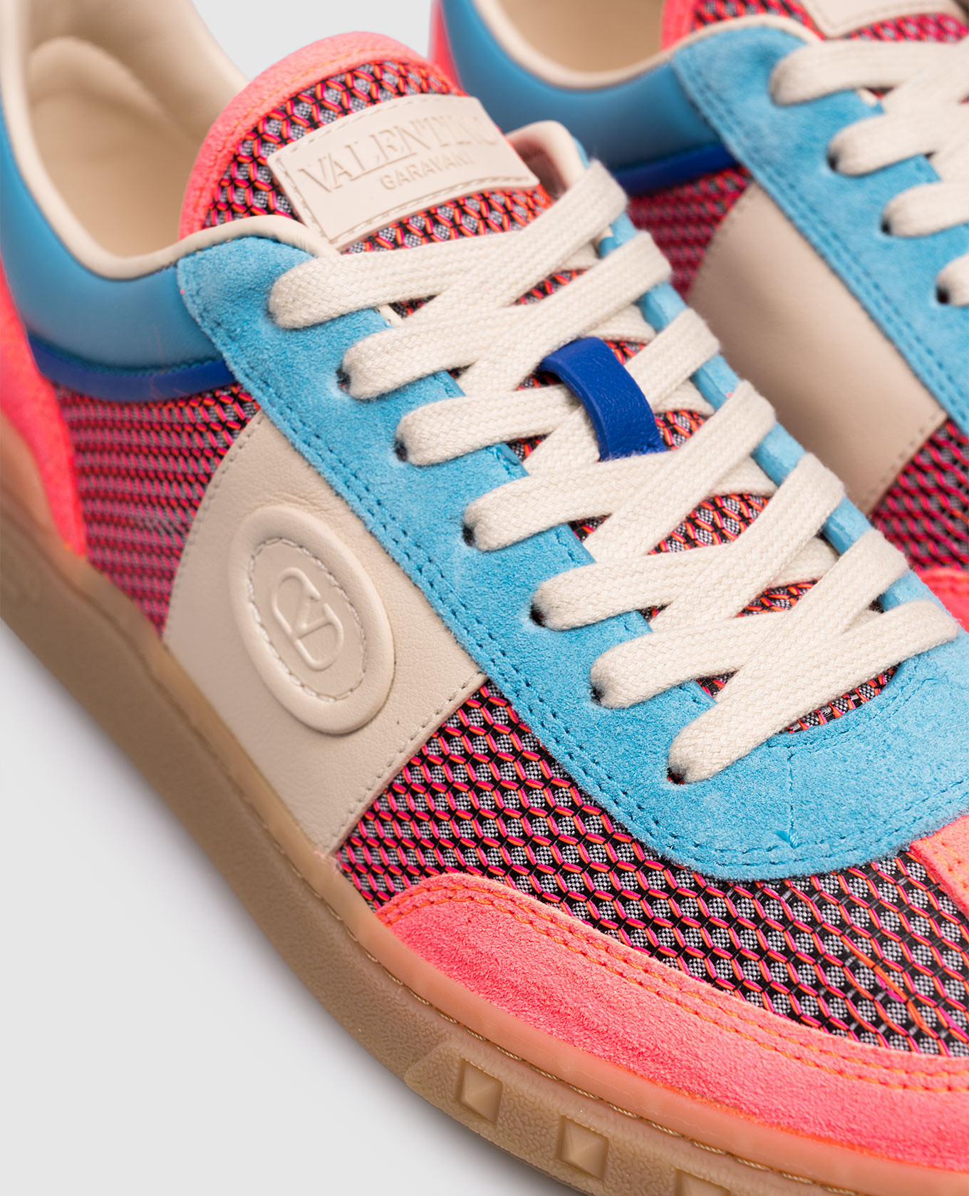 Pink combination sneakers Upvillage Valentino 5