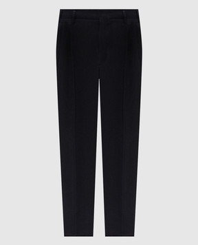 Brunello Cucinelli Navy blue linen pants MH253S2440