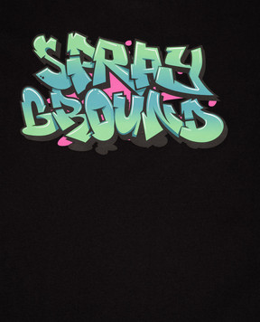 Sprayground Catch Bear Kids Black T-Shirt SPY1396BLK