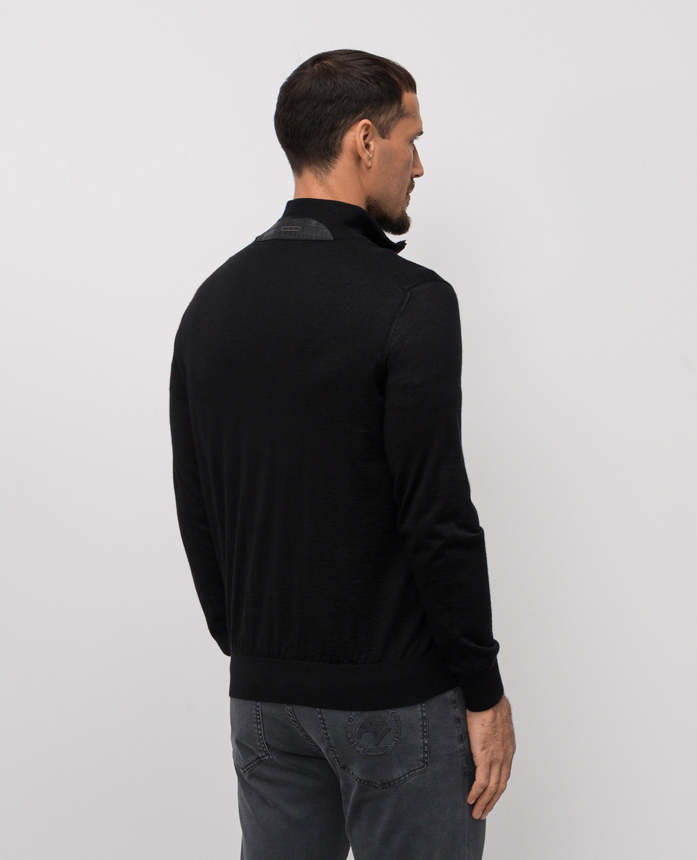 

Black cashmere and silk jumper Stefano Ricci