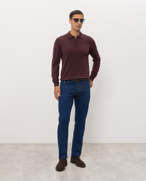 Cashmere&Whiskey Blue jeans with logo patch 1844871