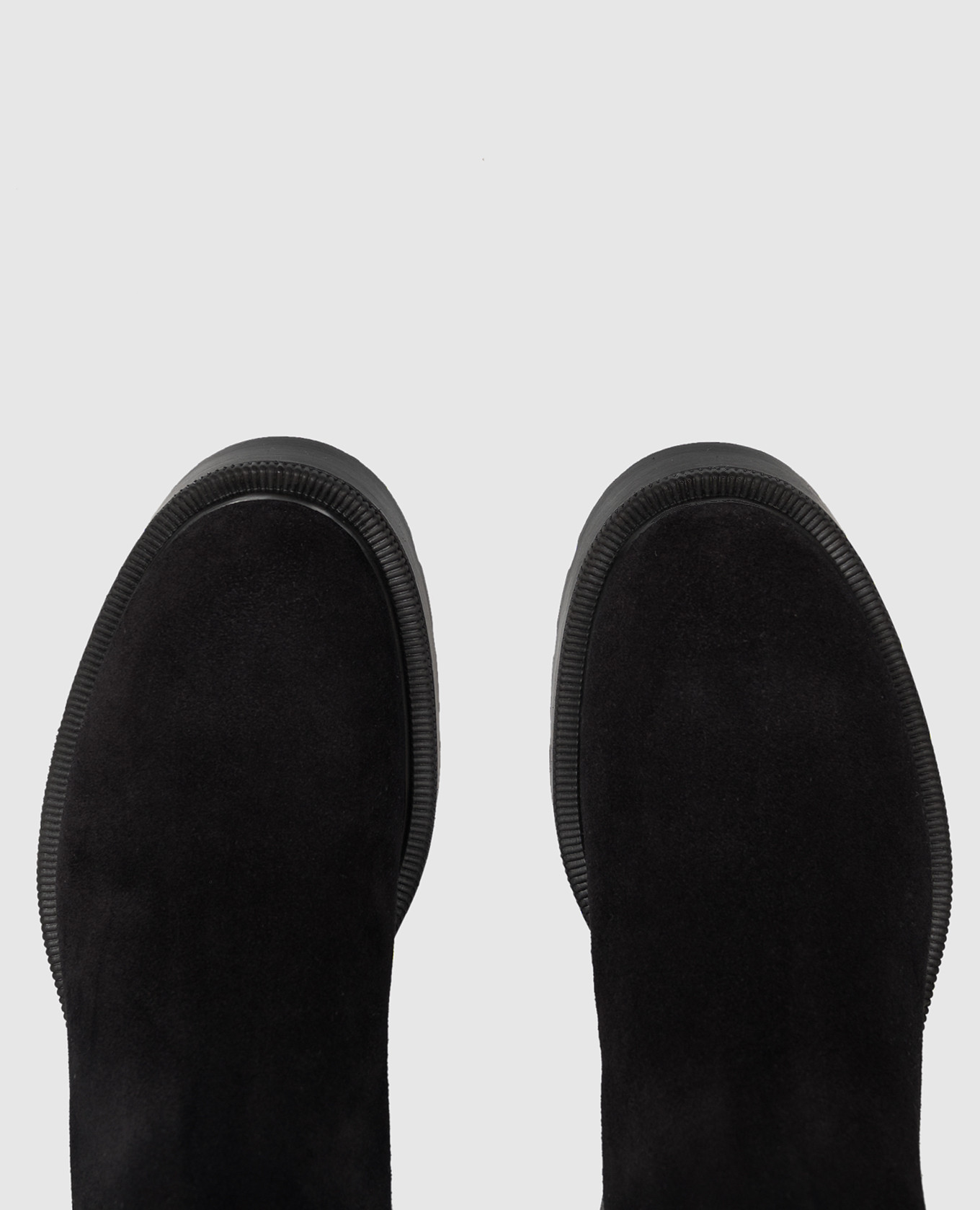 Nobilis black suede boots The Row 4