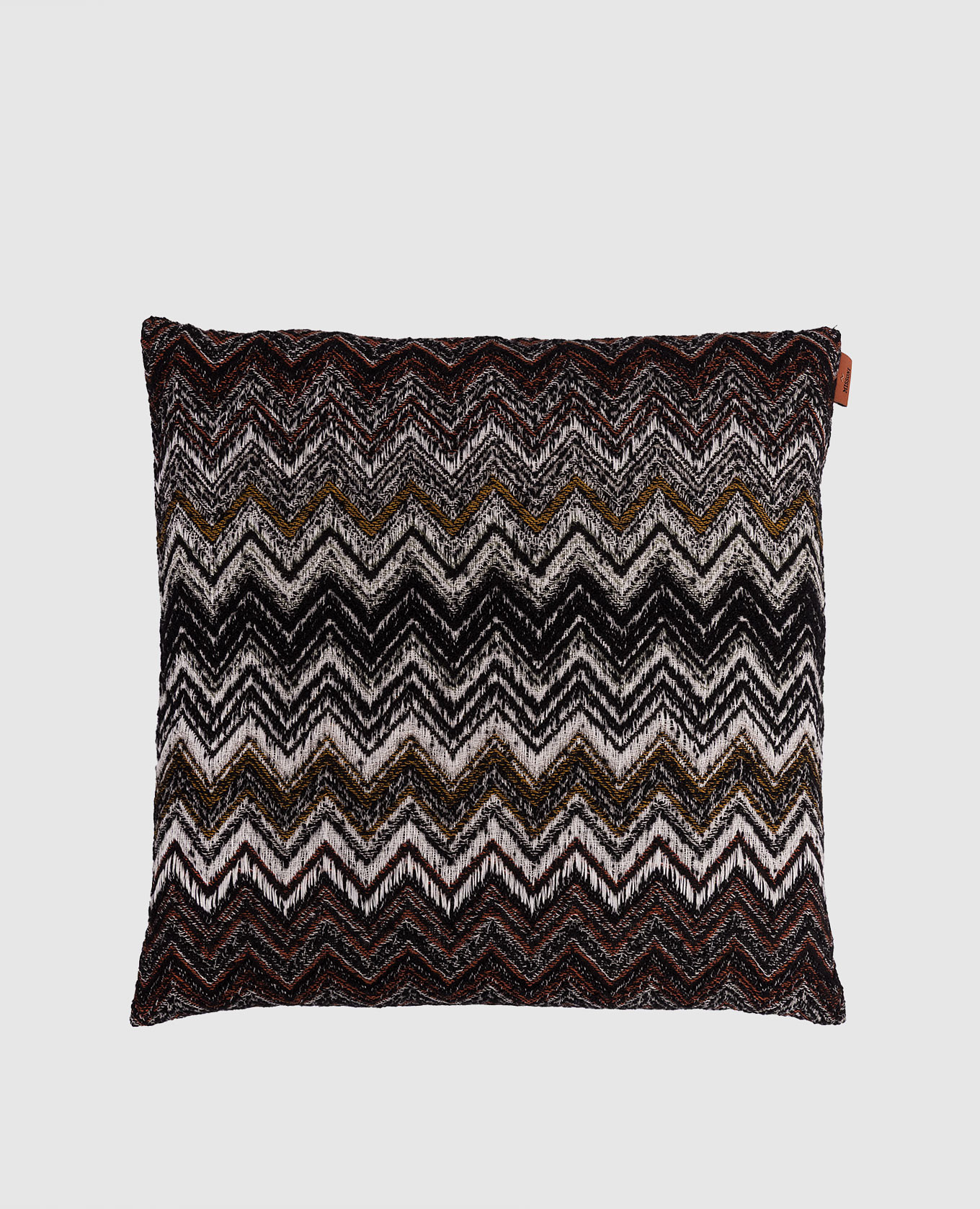 

Decorative down and feather pillow Forest Missoni Home, Black
