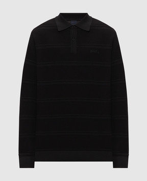Juun.j Black polo JC6751P045