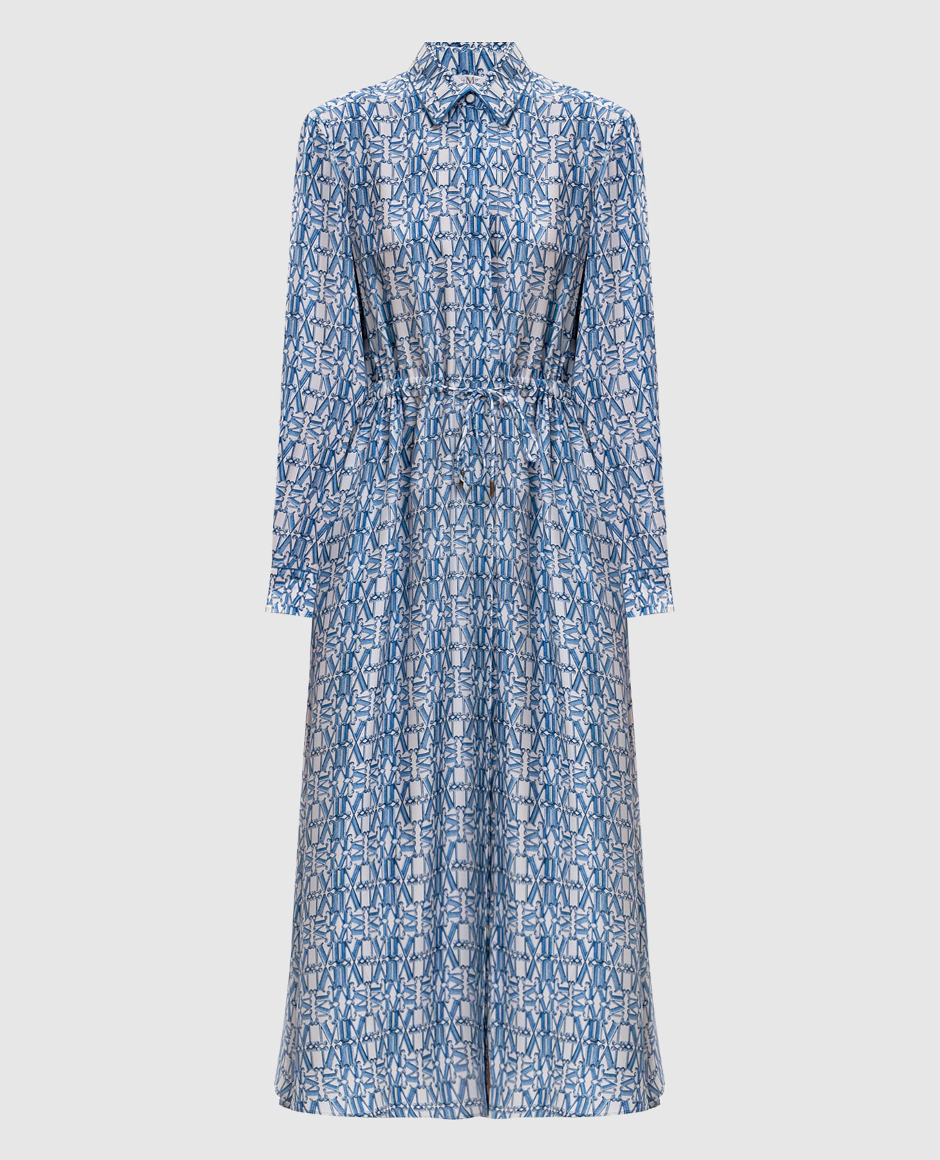 FARAONE silk shirt dress