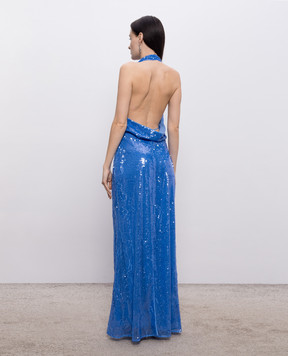 Simkhai Reannon blue sequin dress 2261235LS