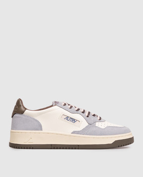 AUTRY MEDALIST leather sneakers with logo patch AULWBW06