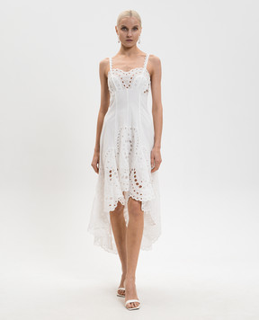 Charo Ruiz Caspian white asymmetrical dress 263612