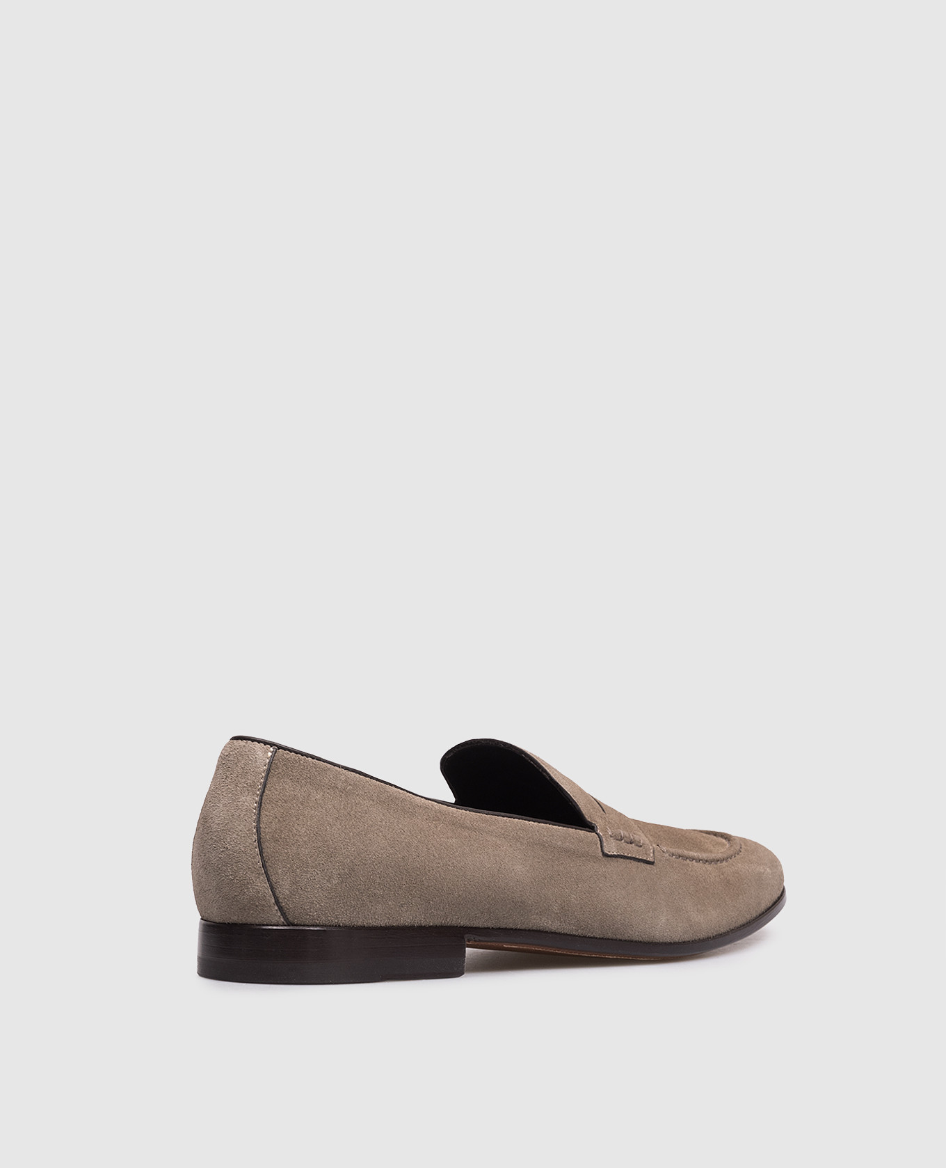 

Brown suede loafers Peserico