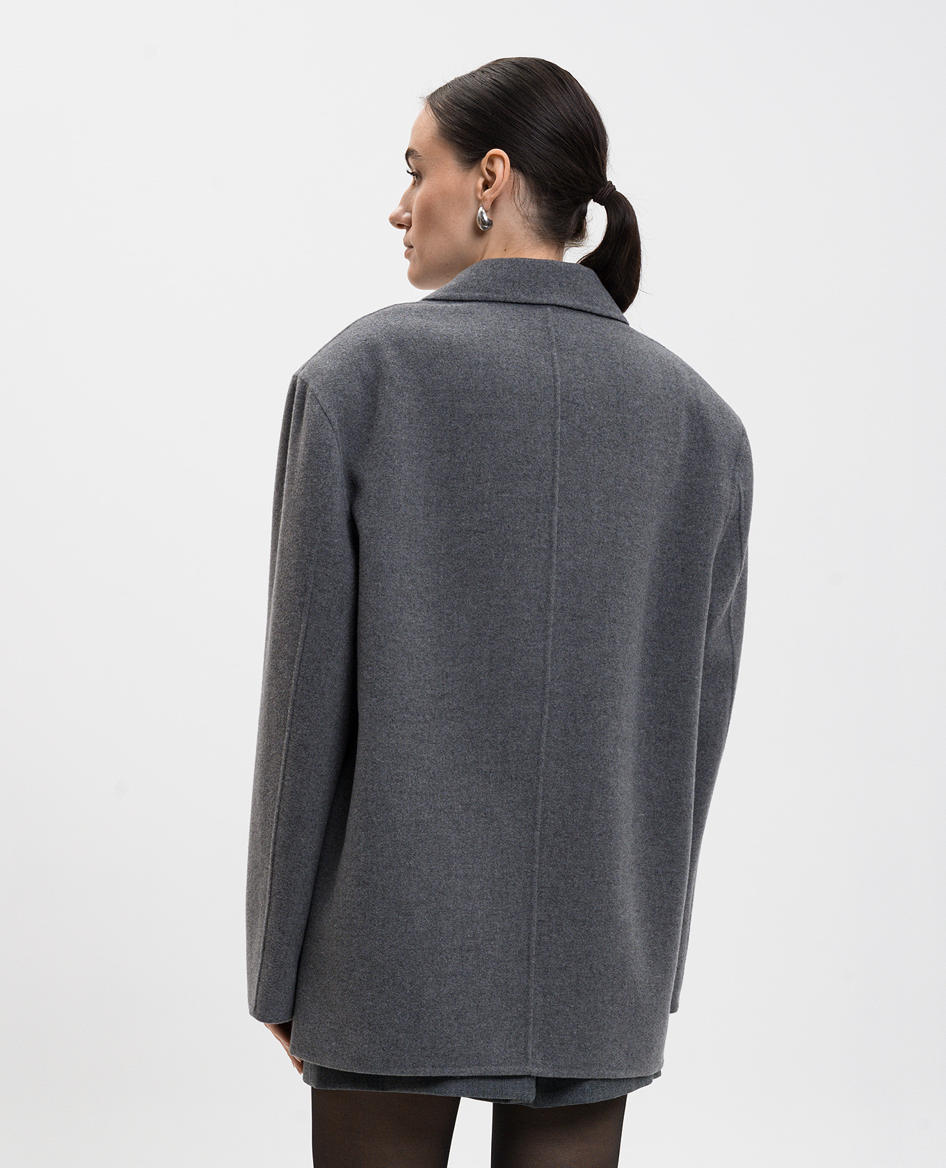 Gray wool and cashmere jacket Juun.j 4