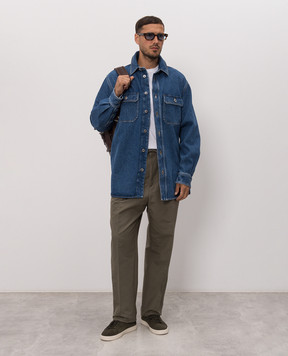 Bottega Veneta Blue denim shirt 862579V69P0