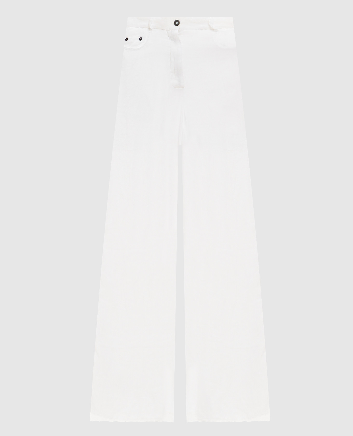 

White framed pants Masnada