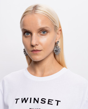 CelesteG Silver Heart Earrings 1179