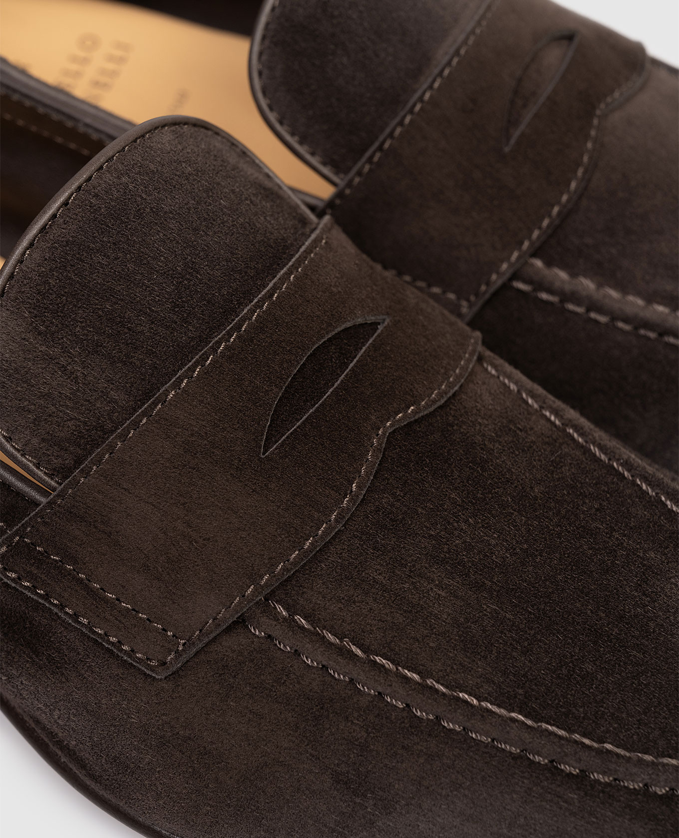 Brown suede loafers Brunello Cucinelli 5