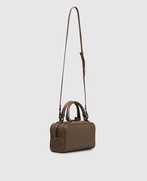 Brunello Cucinelli Explorer Boston brown leather bag MBGED2631