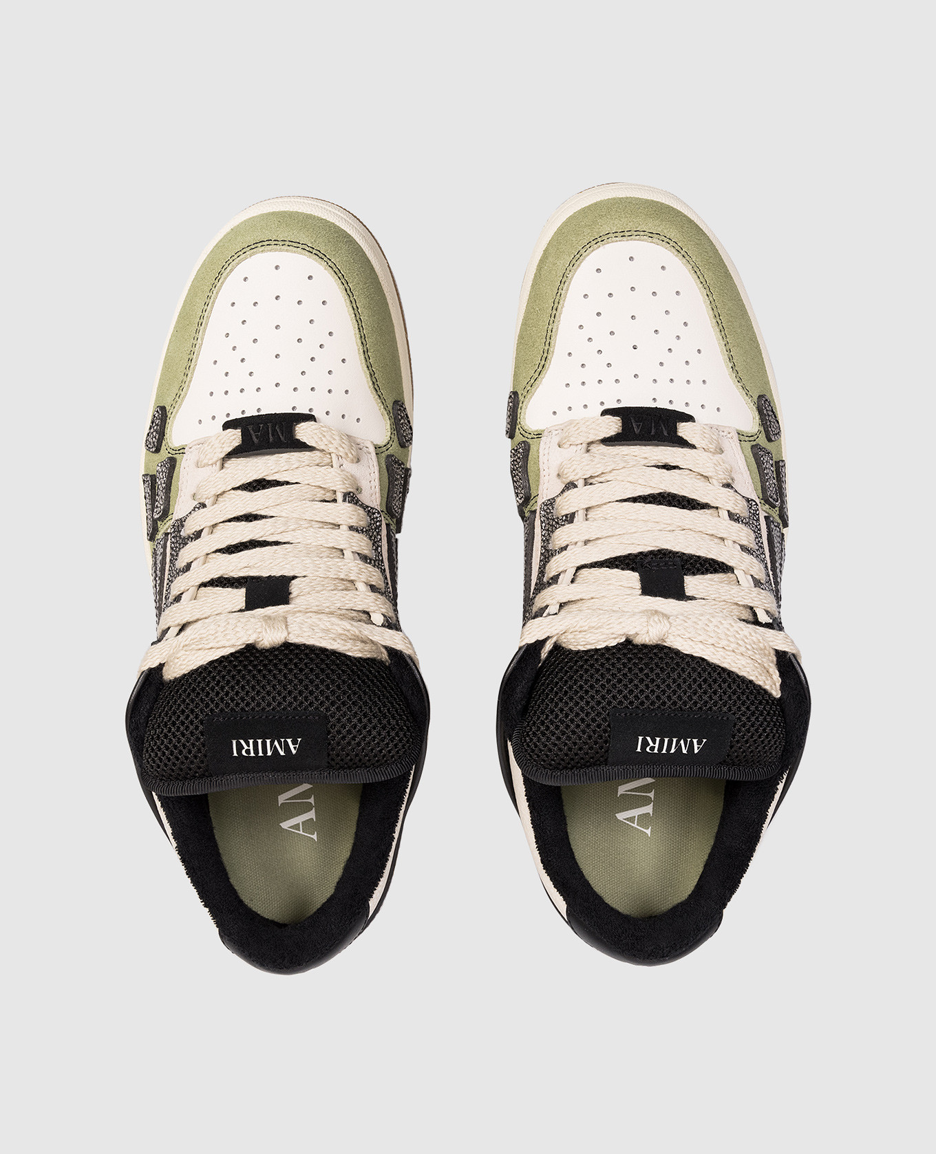 

XL SKEL leather sneakers with logo print AMIRI, White