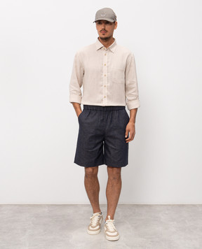 Sease Beige hemp shirt SI030TN359