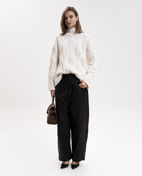 Loulou de Saison WARA ivory cashmere sweater WARA