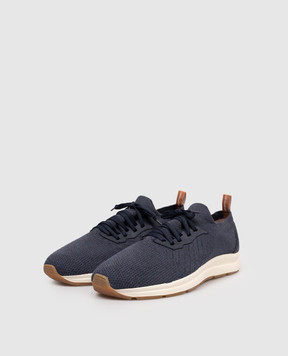 Enrico Mandelli Blue combination sneakers 0WALKC6057