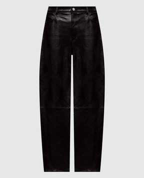 ARMA Brown leather pants Ece 010L26605602