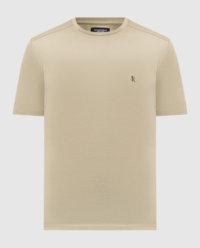 Stefano Ricci Green T-shirt with monogram logo MNH6105140TE0001