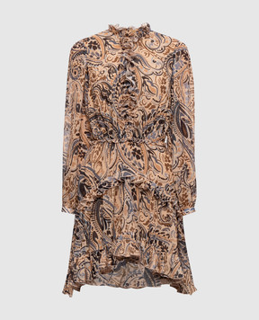 Etro Beige dress with ruffles WRHA066799SAS1P