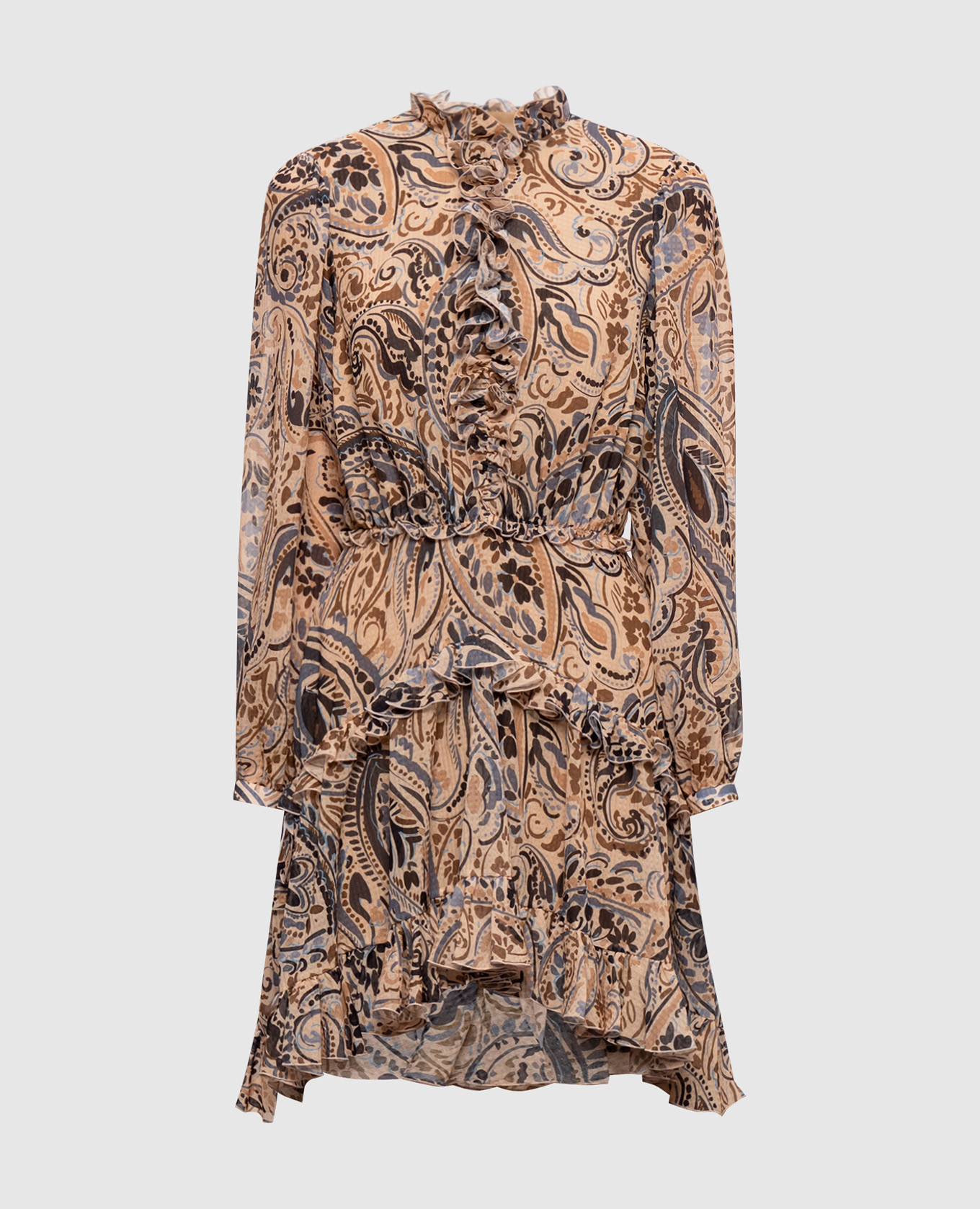 Beige dress with ruffles Etro