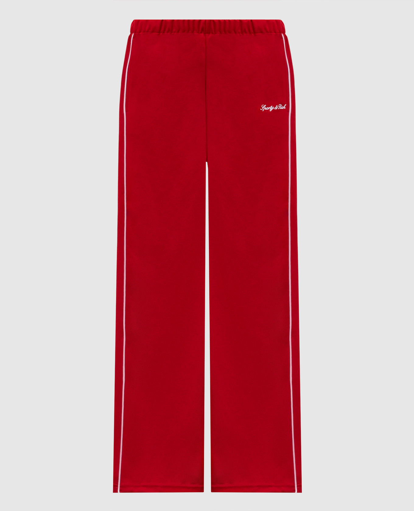 Red sweatpants