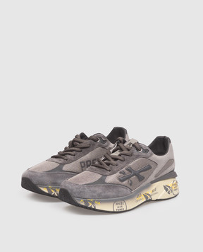 Premiata Moerun gray combination sneakers MOERUN8540