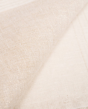 Peserico Beige linen scarf with lurex S31545C0CC826