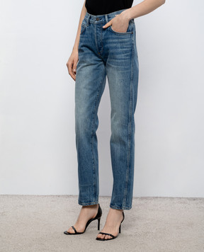 Tom Ford Blue jeans with a worn effect TPAD130DEX243