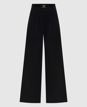 Twinset Black pants with belt 261TT2162
