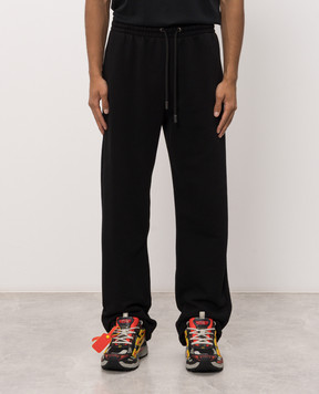 Off-White Black Spices Arrow Print Sweatpants 44MCH05AF26F005
