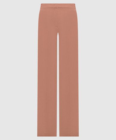 Pink pants with textured logo