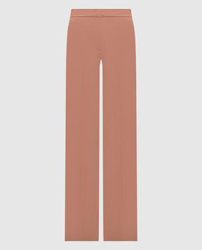 Twinset Pink pants with textured logo 262TP268G