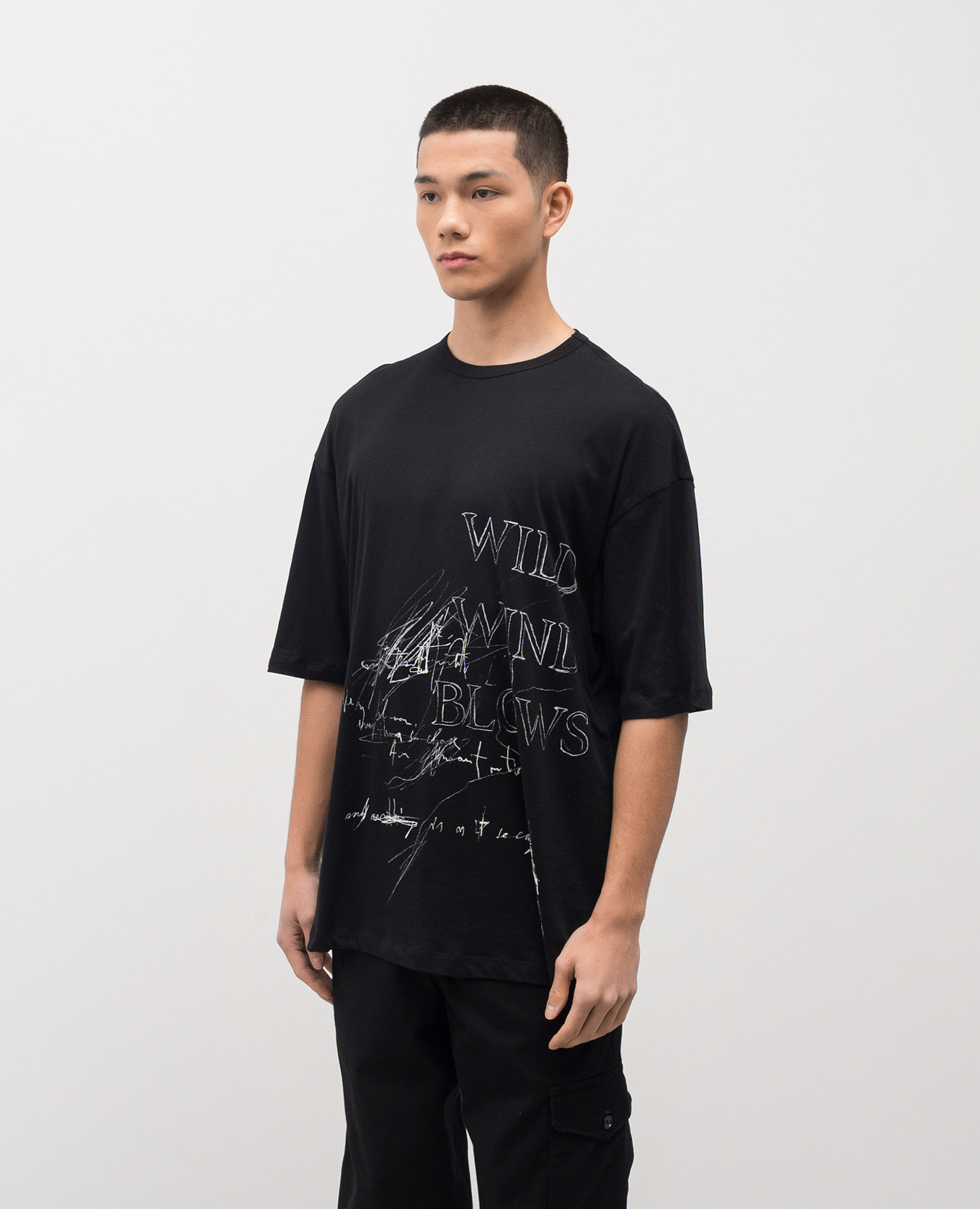 

Dieter black t-shirt Ann Demeulemeester