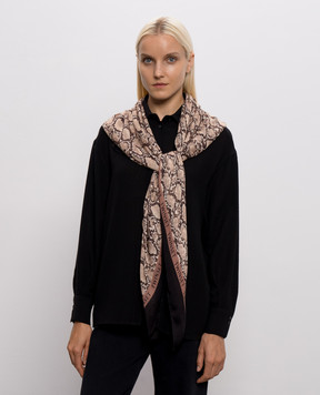 Twinset Beige printed scarf 262LI4BRR